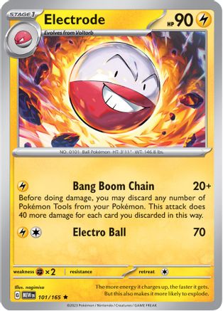 Electrode 101 - SV Scarlet & Violet 151 Reverse Holofoil