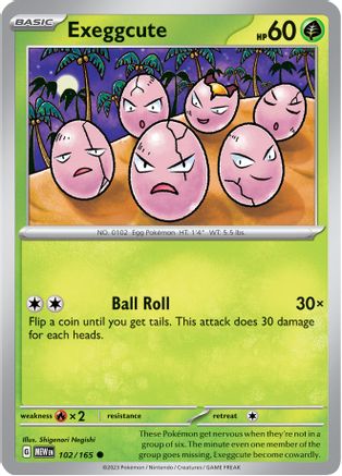 Exeggcute 102 - SV Scarlet & Violet 151