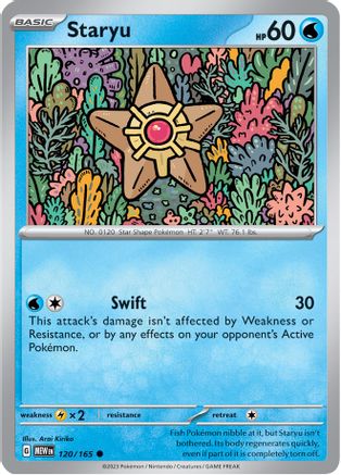 Staryu 120 - SV Scarlet & Violet 151 Reverse Holofoil