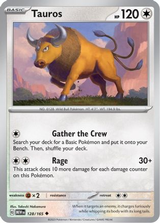 Tauros 128 - SV Scarlet & Violet 151