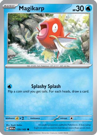 Magikarp 129 - SV Scarlet & Violet 151 Reverse Holofoil