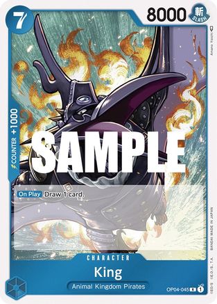 King (OP04-045) - Kingdoms of Intrigue Foil