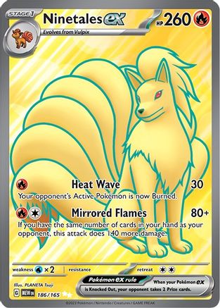 Ninetales ex - 186/165 186 - SV Scarlet and Violet 151 Holofoil