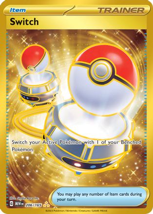 Switch - 206/165 206 - SV Scarlet & Violet 151 Holofoil