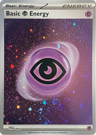 Basic Psychic Energy (Cosmos Holo) 5 - SVE Scarlet & Violet Energies Holofoil