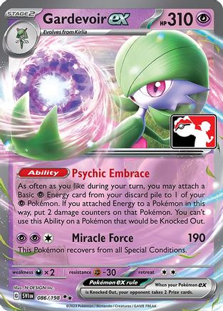 Gardevoir ex 86 - Prize Pack Series Cards Holofoil