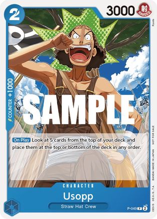 Usopp (Sealed Battle Kit Vol. 1) (P-049) - One Piece Promotion Cards