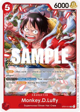 Monkey.D.Luffy (Tournament Pack Vol. 5) (ST01-012) - One Piece Promotion Cards