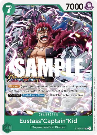 Eustass"Captain"Kid (Tournament Pack Vol. 5) (ST02-013) - One Piece Promotion Cards Foil