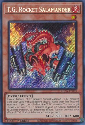T.G. Rocket Salamander (AGOV-EN003) - Age of Overlord 1st Edition