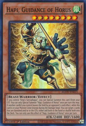 Hapi, Guidance of Horus (AGOV-EN013) - Age of Overlord 1st Edition
