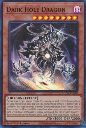 Dark Hole Dragon (AGOV-EN020) - Age of Overlord 1st Edition