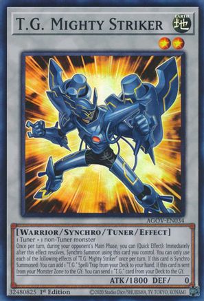 T.G. Mighty Striker (AGOV-EN034) - Age of Overlord 1st Edition