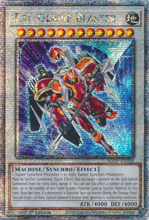 T.G. Glaive Blaster (Quarter Century Secret Rare) (AGOV-EN036) - Age of Overlord 1st Edition