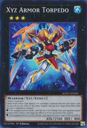 Xyz Armor Torpedo (AGOV-EN039) - Age of Overlord 1st Edition