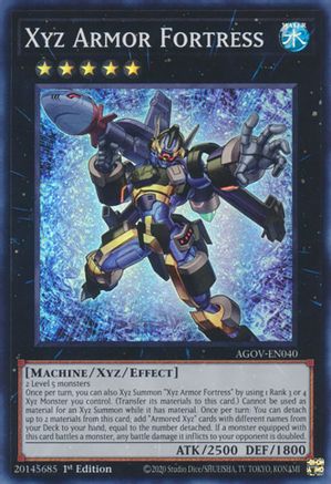 Xyz Armor Fortress (AGOV-EN040) - Age of Overlord 1st Edition