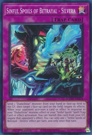 Sinful Spoils of Betrayal - Silvera (AGOV-EN074) - Age of Overlord 1st Edition