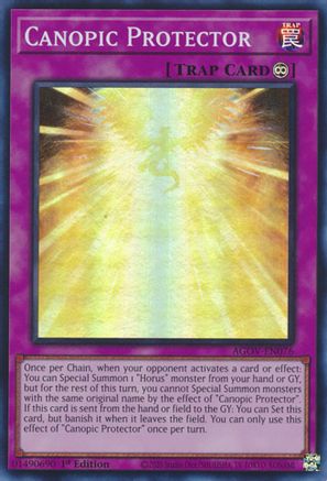 Canopic Protector (AGOV-EN076) - Age of Overlord 1st Edition