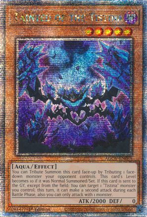 Tainted of the Tistina (Quarter Century Secret Rare) (AGOV-EN088) - Age of Overlord 1st Edition