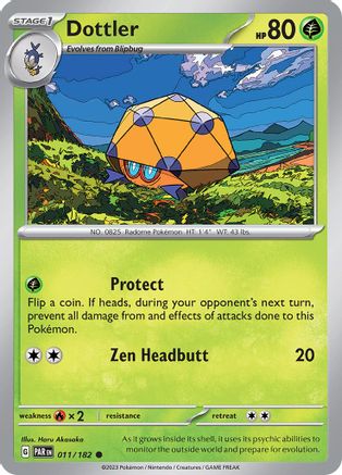 Dottler - 011/182 11 - SV04 Paradox Rift Reverse Holofoil