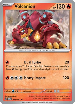 Volcanion 22 - SV04 Paradox Rift Reverse Holofoil