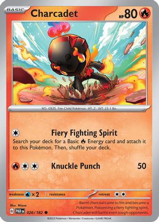 Charcadet - 026/182 26 - SV04 Paradox Rift Reverse Holofoil