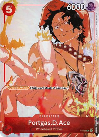 Portgas.D.Ace (Gift Collection 2023) (P-028) - One Piece Promotion Cards Foil