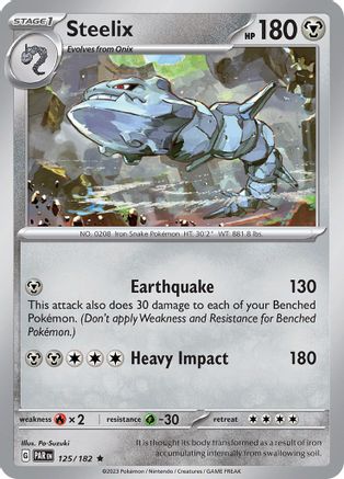 Steelix 125 - SV04 Paradox Rift Holofoil