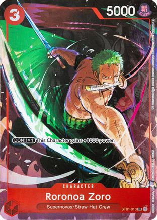 Roronoa Zoro (Gift Collection 2023) (ST01-013) - One Piece Promotion Cards Foil