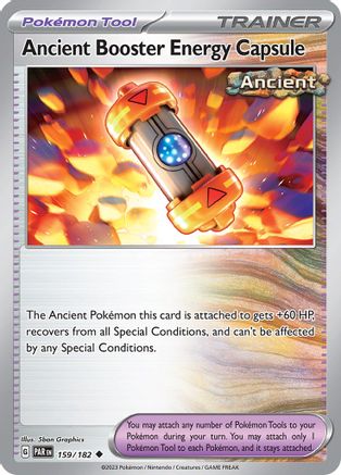 Ancient Booster Energy Capsule 159 - SV04 Paradox Rift Reverse Holofoil