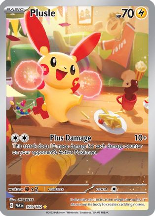 Plusle 193 - SV04 Paradox Rift Holofoil