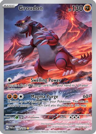 Groudon 199 - SV04 Paradox Rift Holofoil