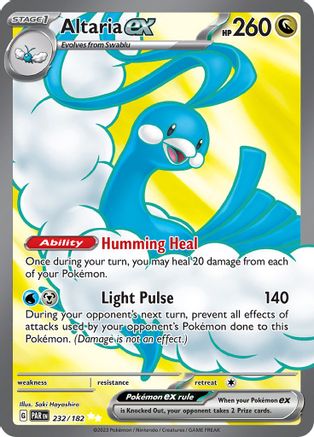 Altaria EX - 232/182 - SV04 Paradox Rift Holofoil