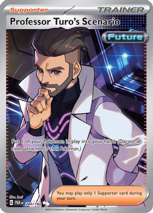 Professor Turo's Scenario - 240/182 240 - SV04 Paradox Rift Holofoil