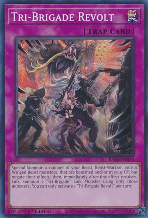 Tri-Brigade Revolt (RA01-EN079) - 25th Anniversary Rarity Collection 1st Edition