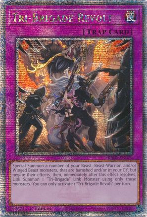 Tri-Brigade Revolt (Quarter Century Secret Rare) (RA01-EN079) - 25th Anniversary Rarity Collection 1st Edition