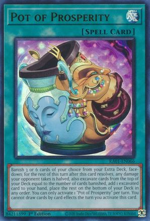 Pot of Prosperity (UR) (RA01-EN066) - 25th Anniversary Rarity Collection 1st Edition
