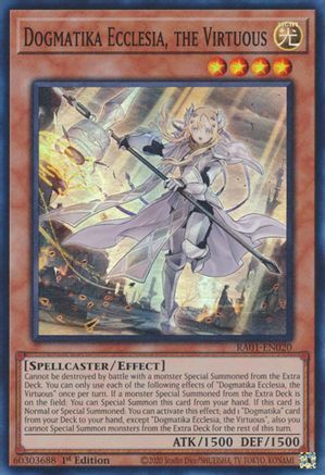 Dogmatika Ecclesia, the Virtuous (RA01-EN020) - 25th Anniversary Rarity Collection 1st Edition