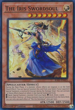 The Iris Swordsoul (RA01-EN023) - 25th Anniversary Rarity Collection 1st Edition