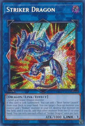 Striker Dragon (Secret Rare) (RA01-EN046) - 25th Anniversary Rarity Collection 1st Edition