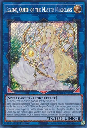 Selene, Queen of the Master Magicians (Platinum Secret Rare) (RA01-EN047) - 25th Anniversary Rarity Collection 1st Edition