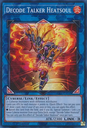 Decode Talker Heatsoul (RA01-EN048) - 25th Anniversary Rarity Collection 1st Edition