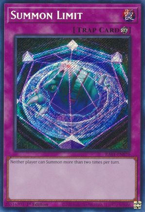 Summon Limit (Secret Rare) (RA01-EN070) - 25th Anniversary Rarity Collection 1st Edition