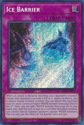 Ice Barrier (Secret Rare) (RA01-EN071) - 25th Anniversary Rarity Collection 1st Edition