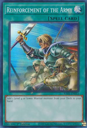 Reinforcement of the Army (RA01-EN051) - 25th Anniversary Rarity Collection 1st Edition