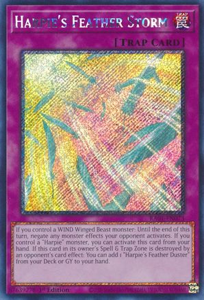 Harpie's Feather Storm (Platinum Secret Rare) (RA01-EN073) - 25th Anniversary Rarity Collection 1st Edition