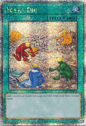 Fossil Dig (Quarter Century Secret Rare) (RA01-EN053) - 25th Anniversary Rarity Collection 1st Edition