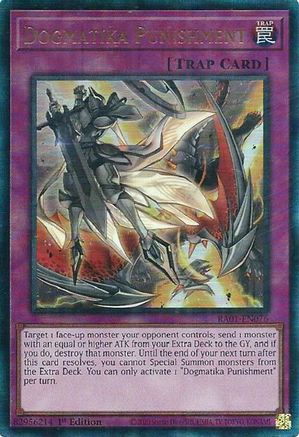 Dogmatika Punishment (PUR) (RA01-EN076) - 25th Anniversary Rarity Collection 1st Edition