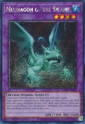 Mudragon of the Swamp (Platinum Secret Rare) (RA01-EN028) - 25th Anniversary Rarity Collection 1st Edition