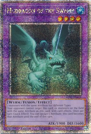 Mudragon of the Swamp (Quarter Century Secret Rare) (RA01-EN028) - 25th Anniversary Rarity Collection 1st Edition